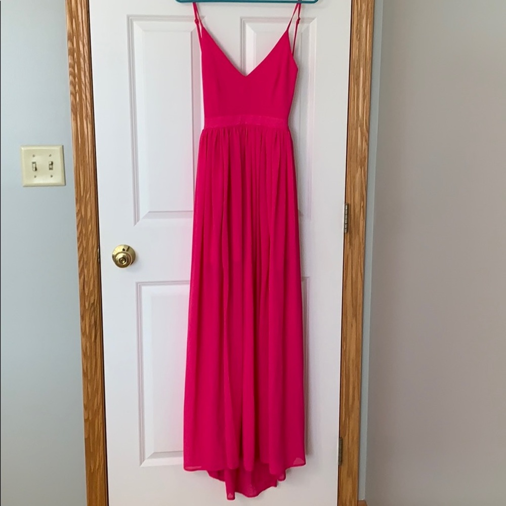 SOLD NWOT Fuchsia maxi dress
